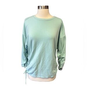 EUC Athleta Lombard Ruched Sweatshirt - Sz Medium